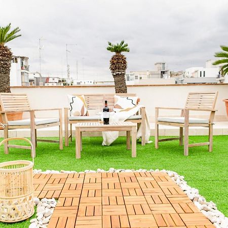 Apulialux Private 100Mq Rooftop Oasis W Jacuzzi Apartment Bari Exterior foto