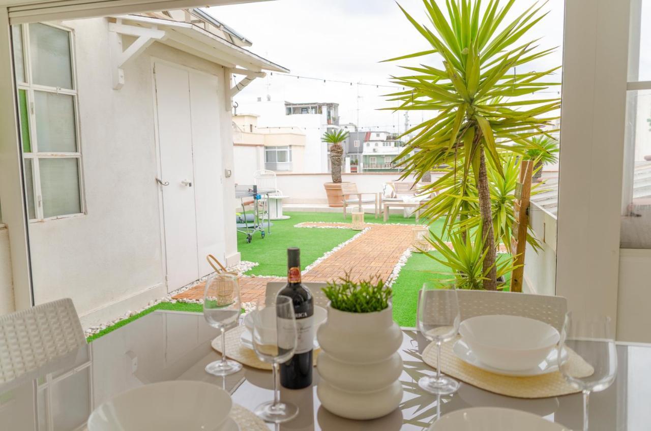 Apulialux Private 100Mq Rooftop Oasis W Jacuzzi Apartment Bari Exterior foto