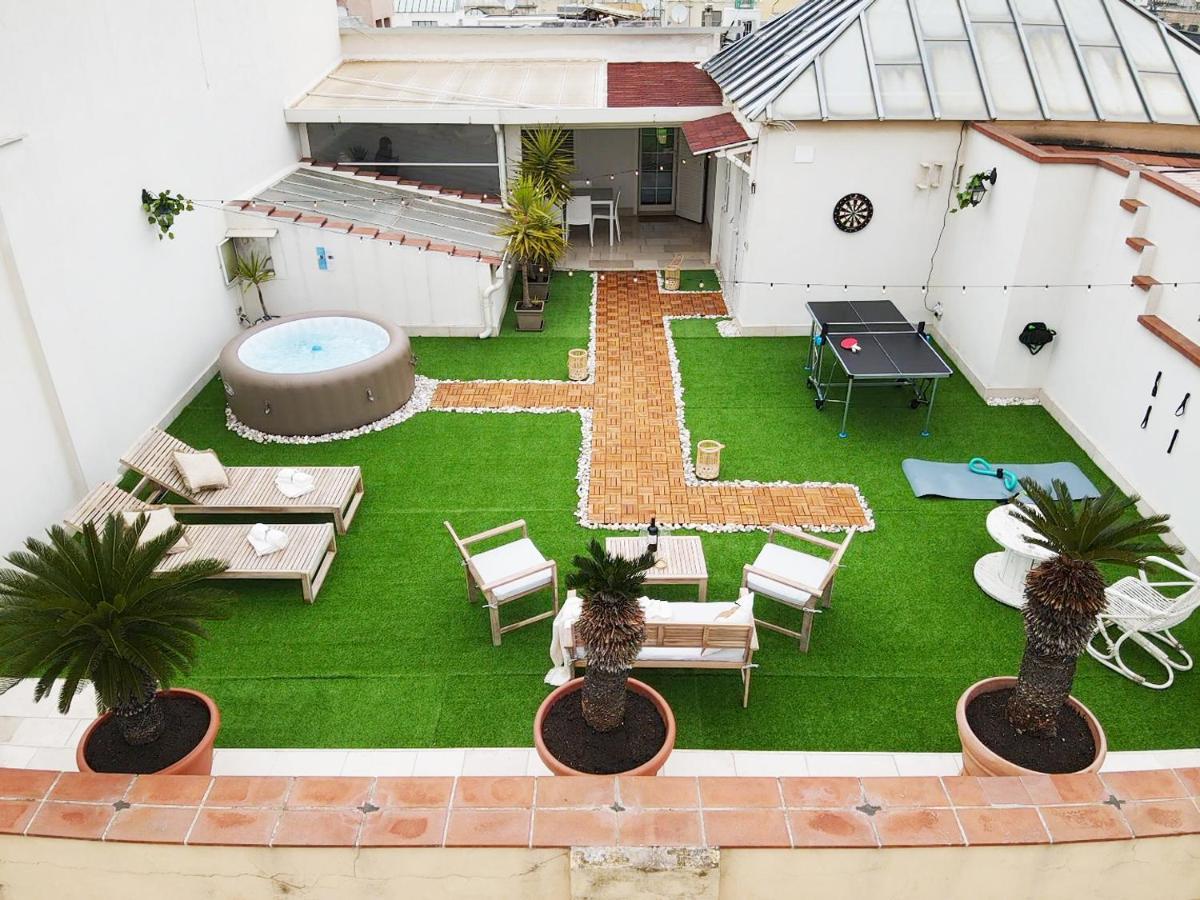 Apulialux Private 100Mq Rooftop Oasis W Jacuzzi Apartment Bari Exterior foto