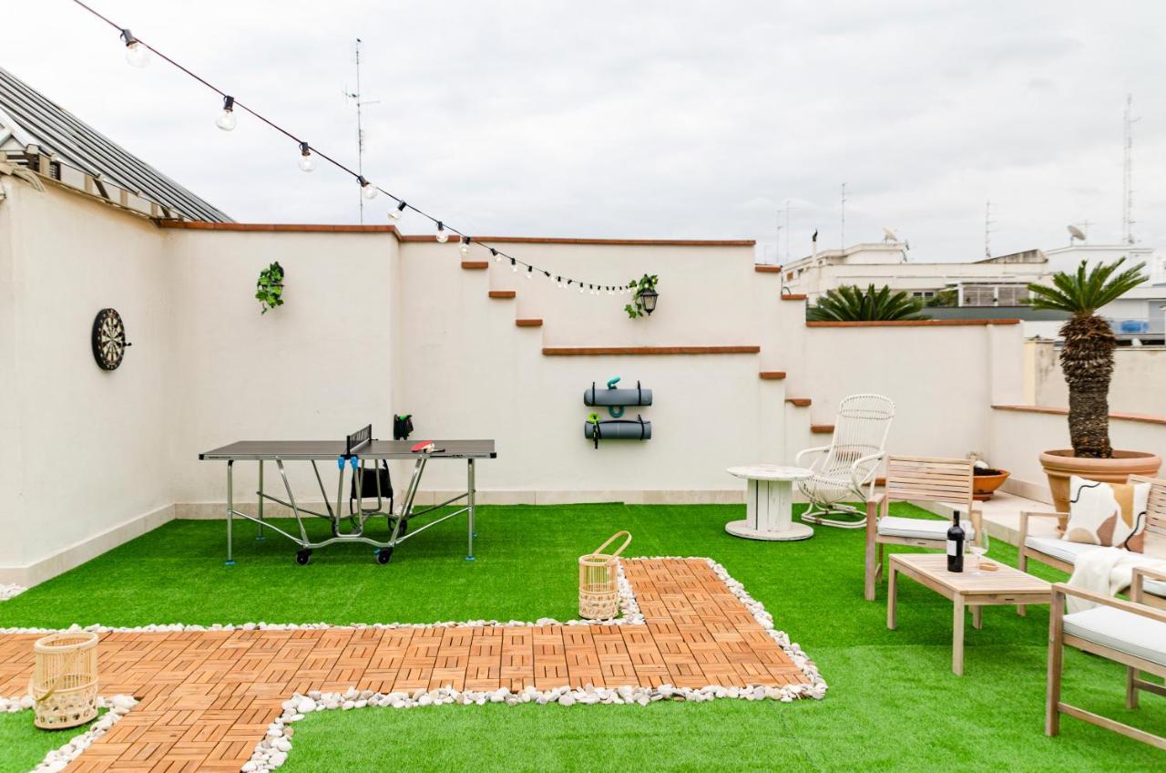 Apulialux Private 100Mq Rooftop Oasis W Jacuzzi Apartment Bari Exterior foto
