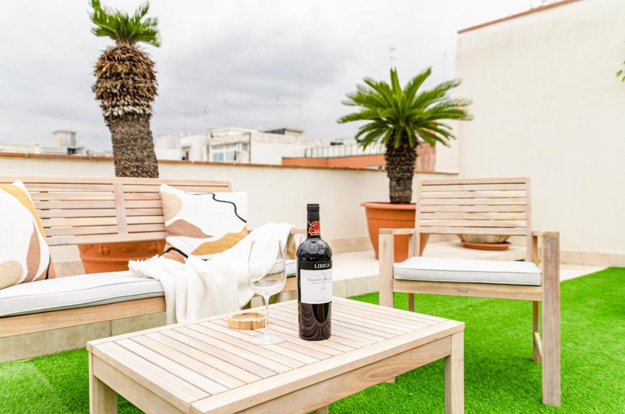 Apulialux Private 100Mq Rooftop Oasis W Jacuzzi Apartment Bari Exterior foto